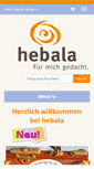 Mobile Screenshot of hebala.de